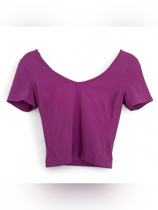 lululemon athletica Tops - Lululemon purple short sleeve athletic top